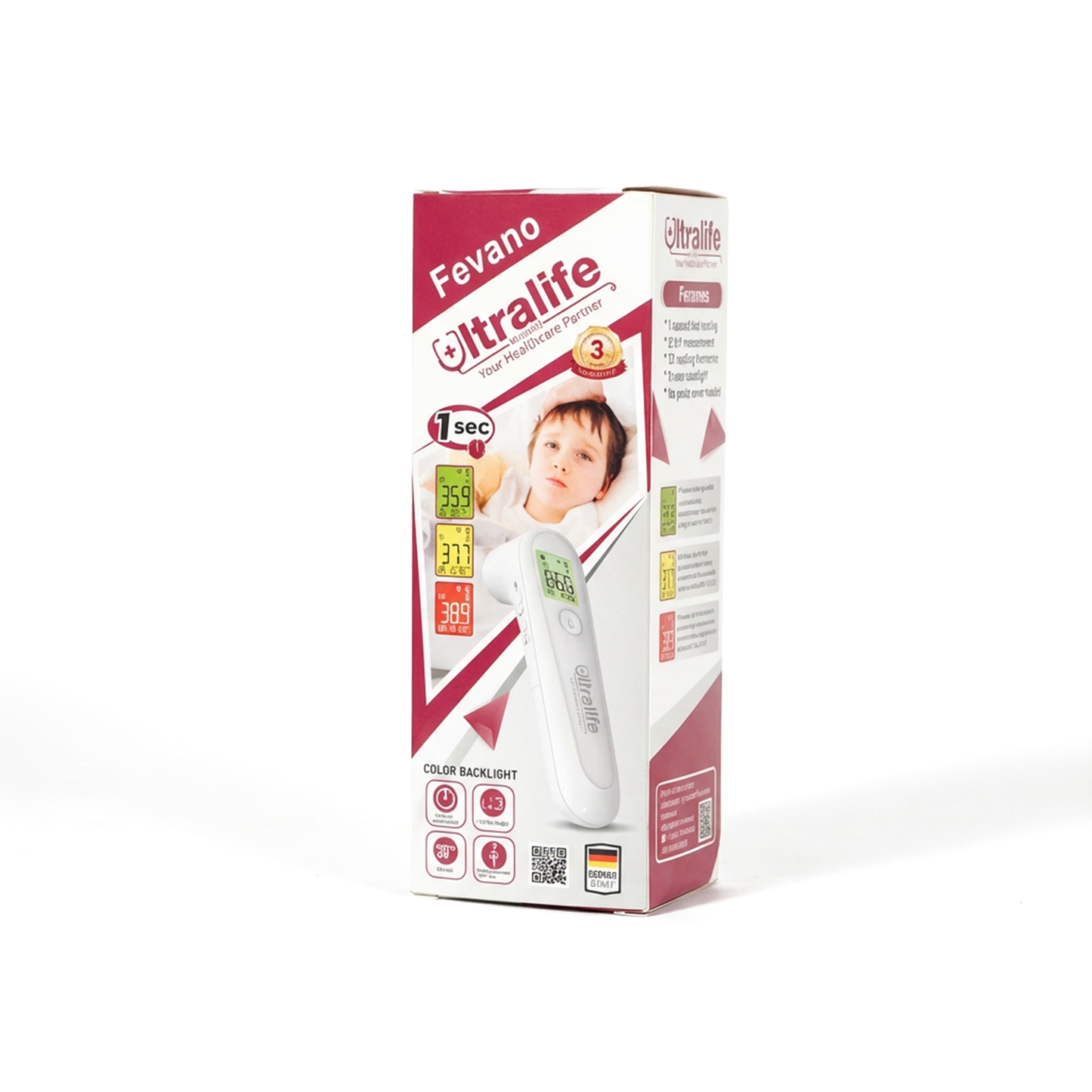 ألترالايـــف ترمتومتر أنفراريد للجبهة ( فيفانو)