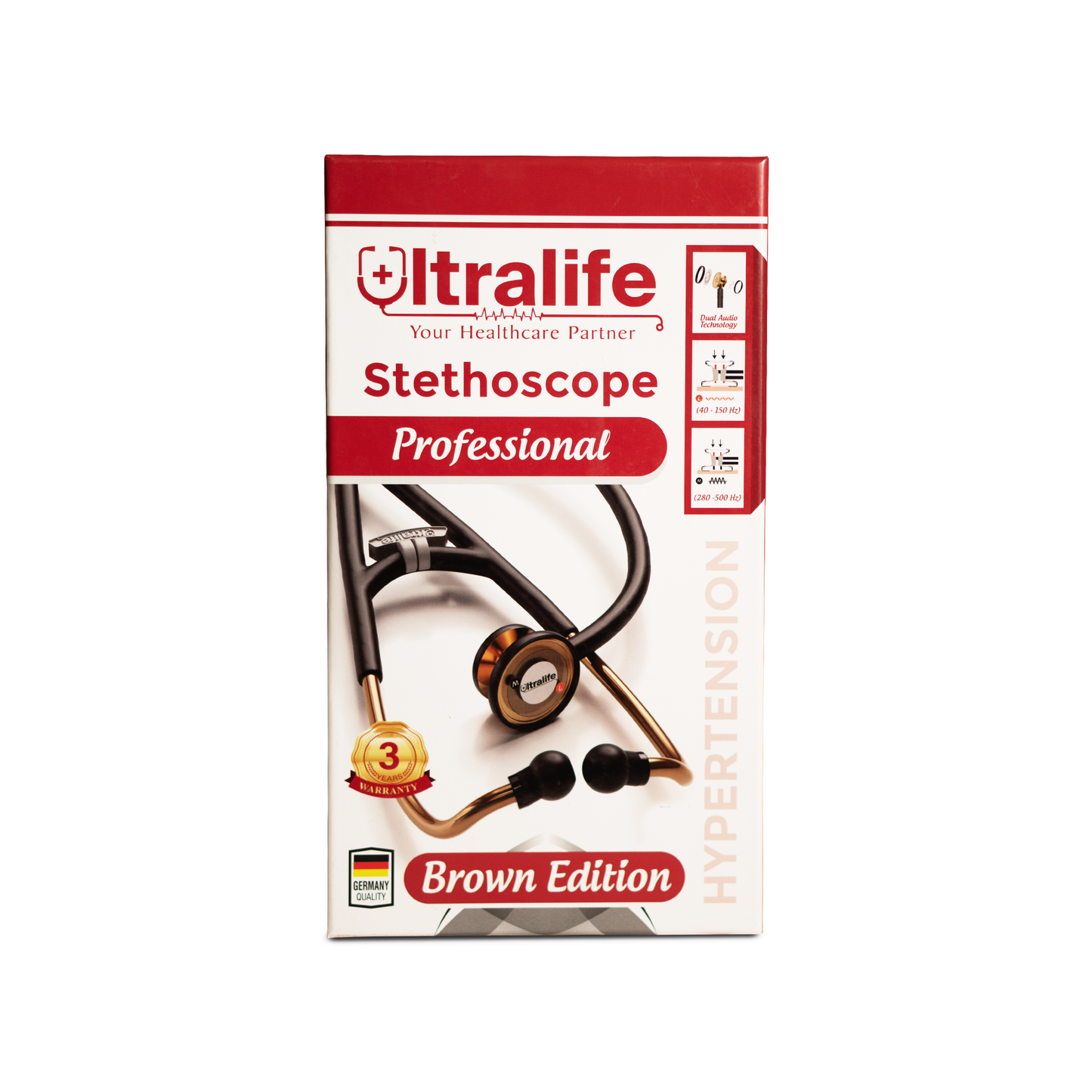 سماعة طبيب ألترالايف Black &Brown Edition