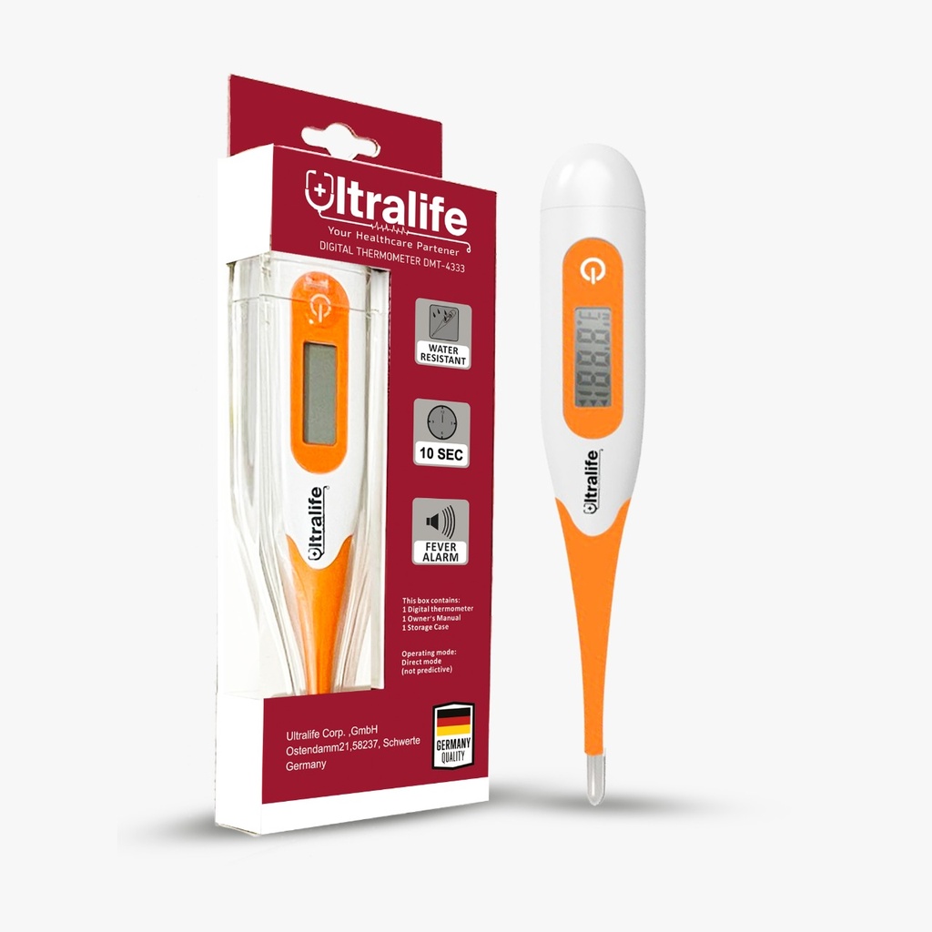 Ultralife Digital Thermometer Flexible Tip