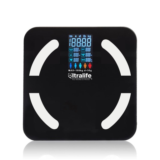 [F48-B] Ultralife Smart Body Fat Scale F48-B/Black